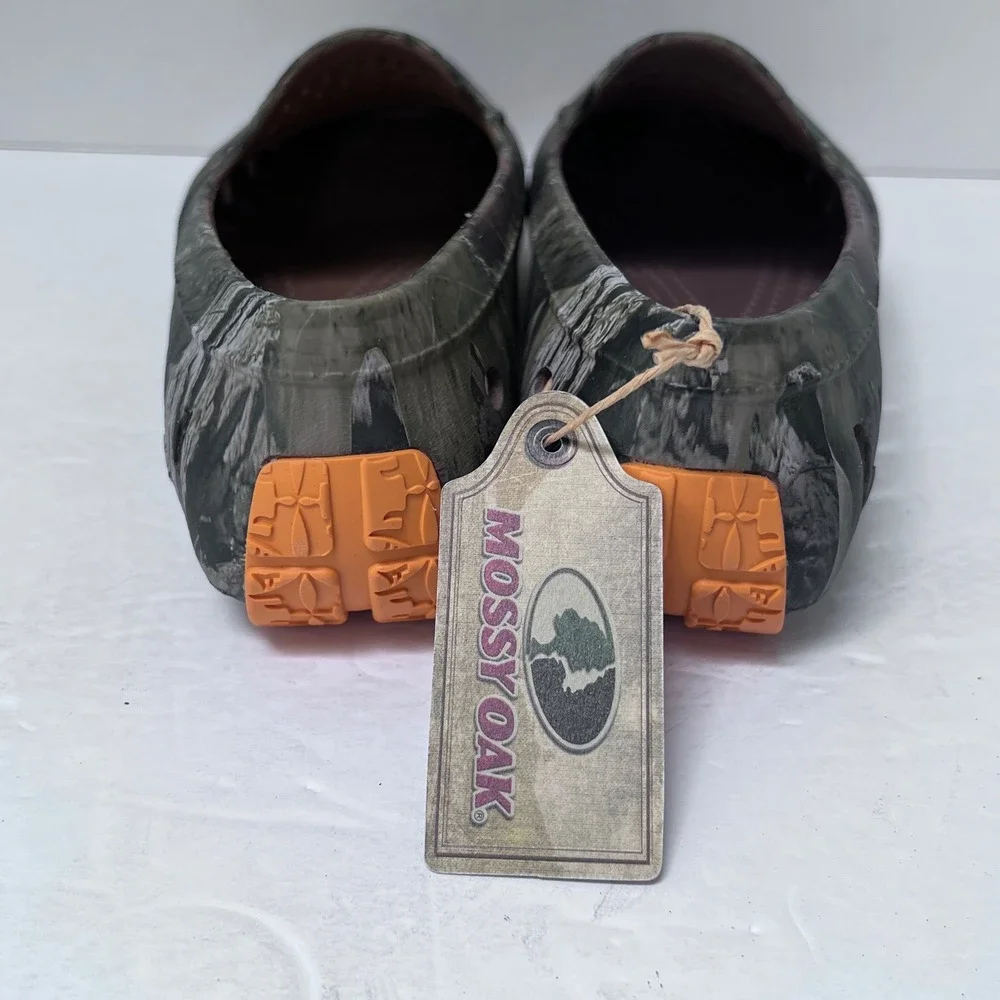 Floafers Country Club Driver Mossy Oak Camo Slip On Loafer‎ Shoes Men's Size 8